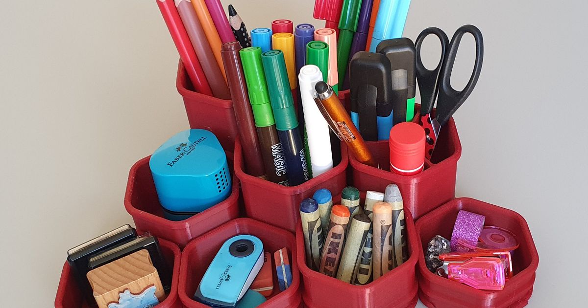 3D Desk Organizer